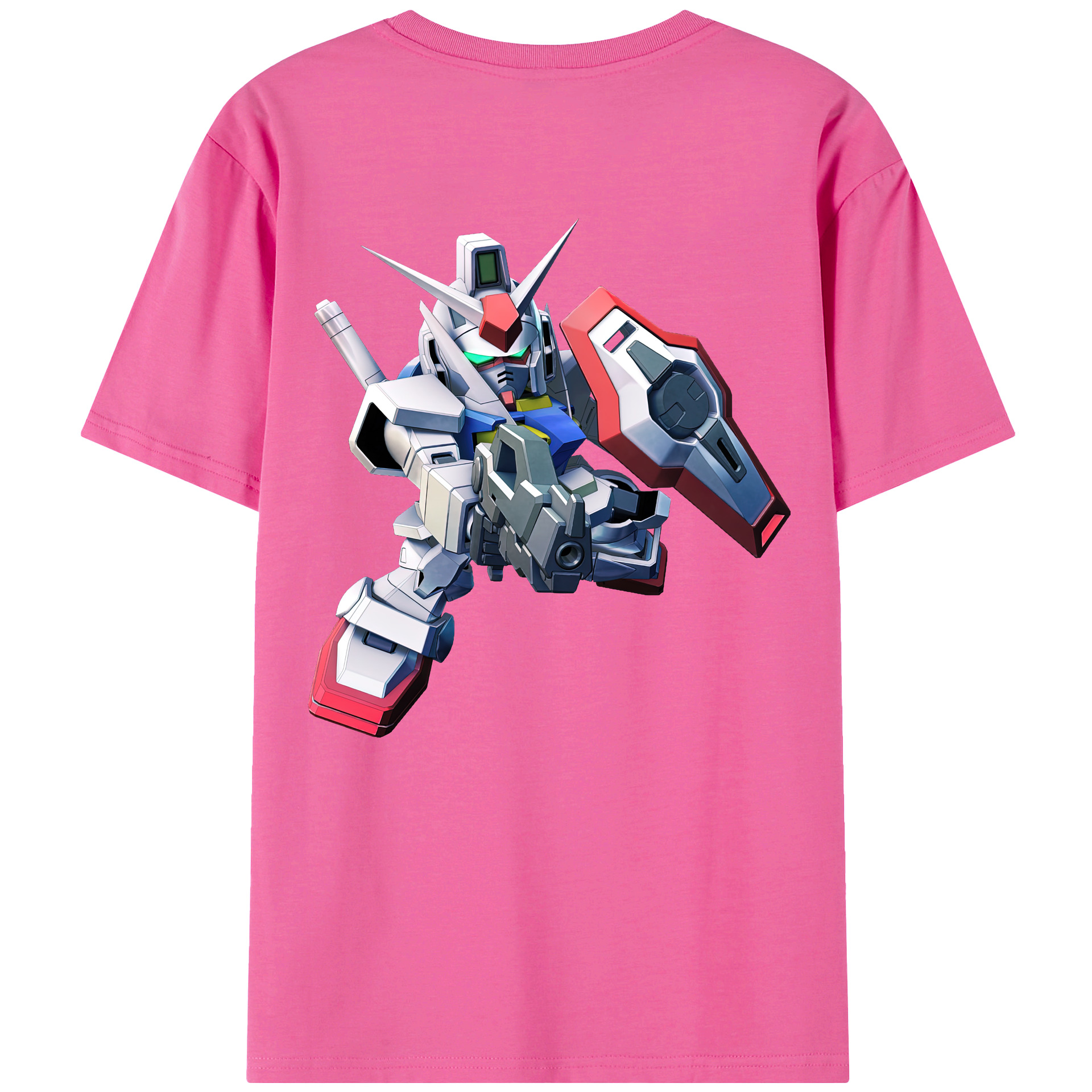 （画像用） 機動戦士ガンダム Mobile Suit Gundam レディース半袖Tシャツ(バックプリント)